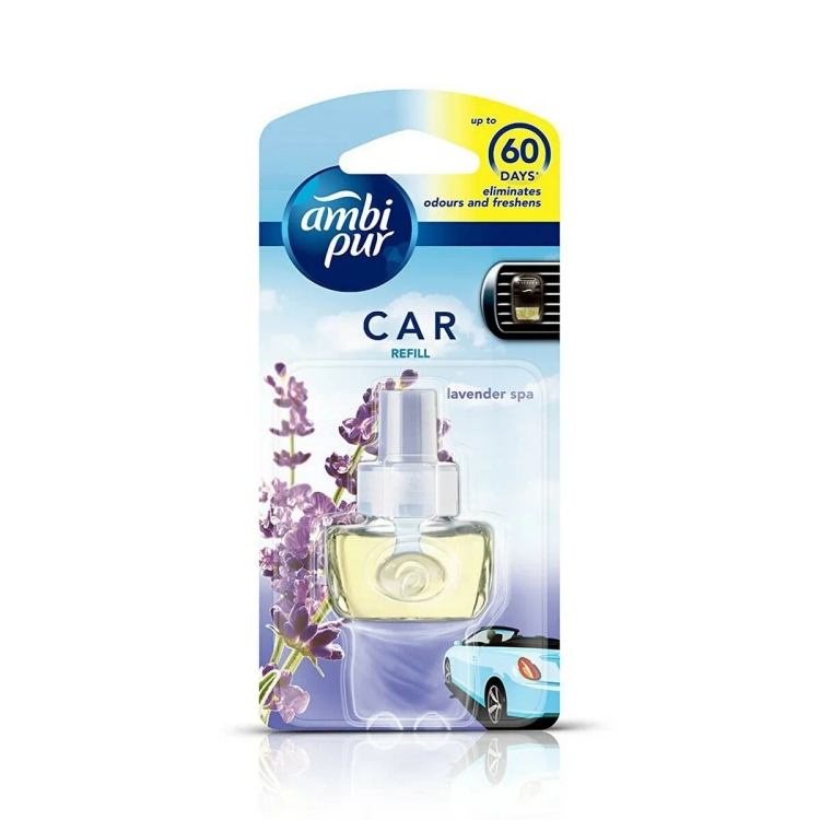 Ambipur Car Freshener Refill Lavender Spa  7.5Ml