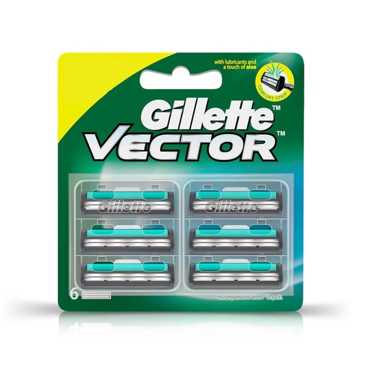 Gillette Cartridge Vector Plus 6s