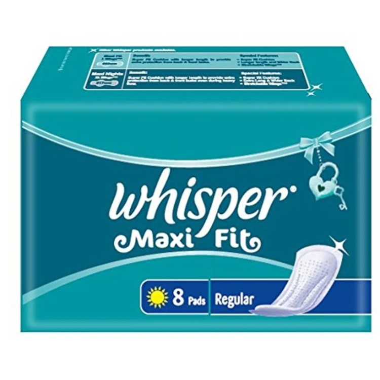 Whisper Sanitary Pad Maxi L 8s