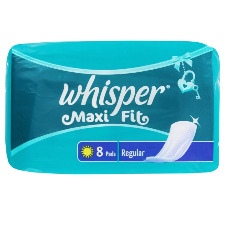 Whisper Sanitary Pad Maxi Regular 8s