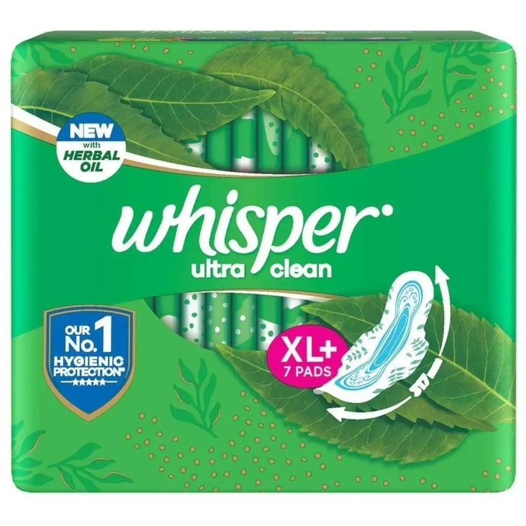 Whisper Sanitary Pad Ultra Xl+ 7S