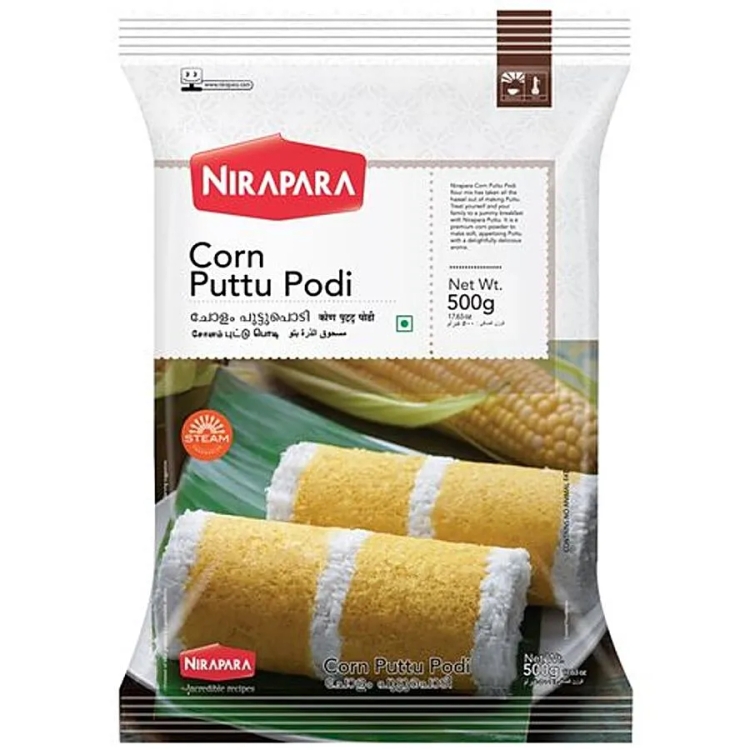 Nirapara Corn Puttu Podi 1kg