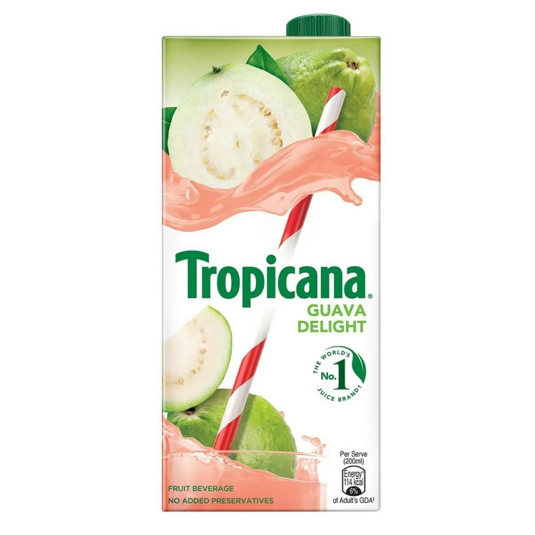 Tropicana Fruit Juice Pure Guava 1Litre