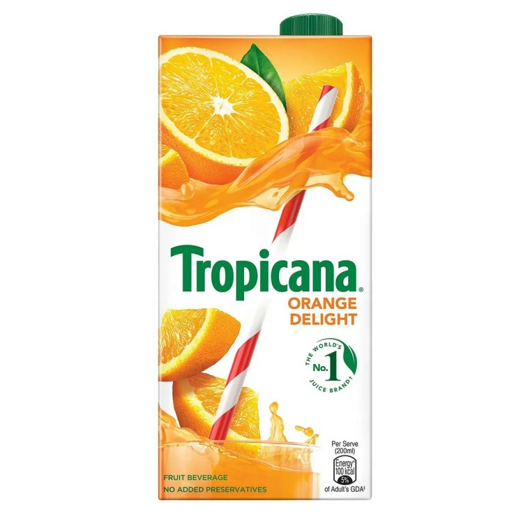 Tropicana Fruit Juice Orange Delight 1 Litre