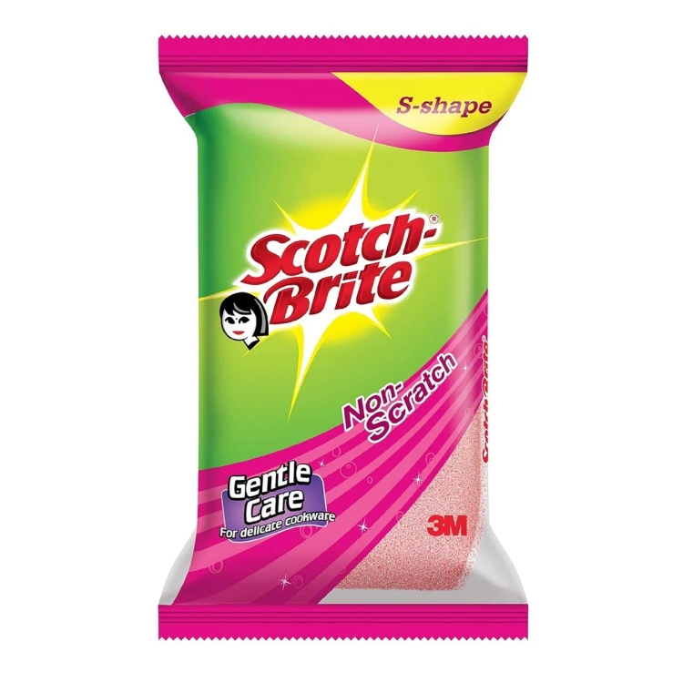 Scotch Brite Non Scratch Sponge 10 x 6 cm 1 Unit