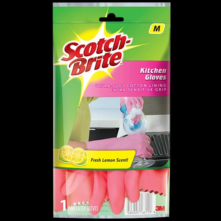 Scotch Brite Kitchengloves Medium 1'S