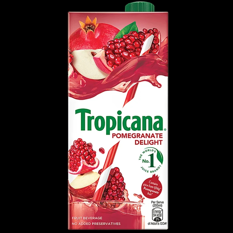 Tropicana Fruit Juice Pure Pomegranate 1Litre