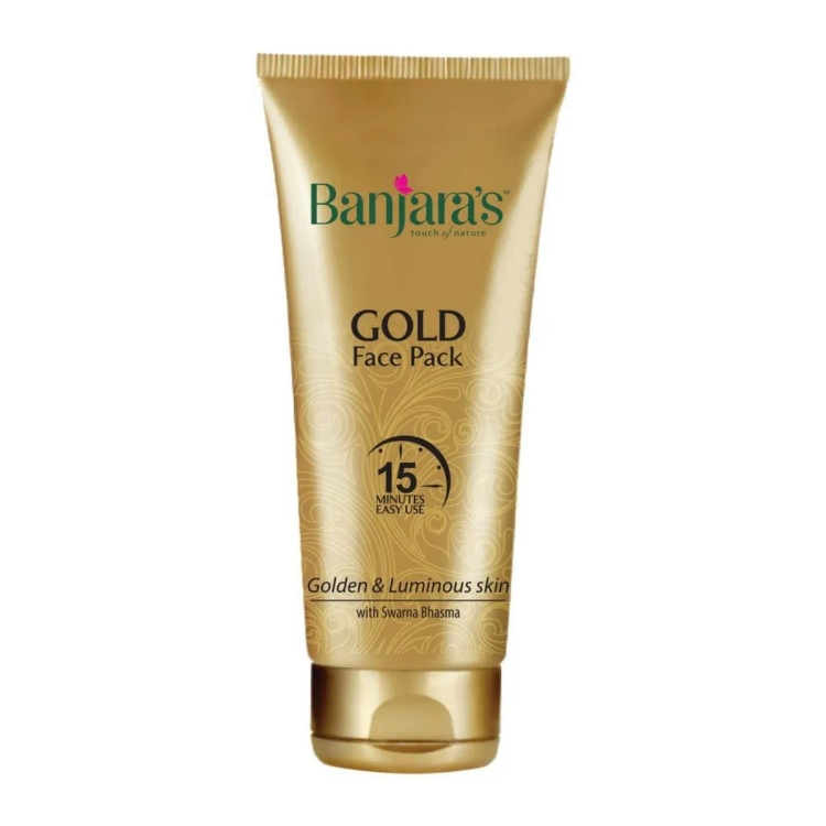 Banjaras Face Pack 15 Minute Gold 50G