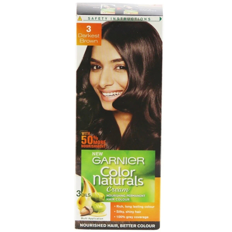Garnier Color Naturals Hair Colour Darkest Brown 16G