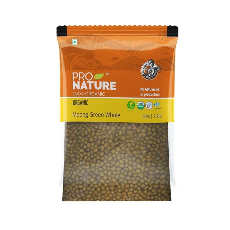 Pro Nature Moong Green Whole 500g