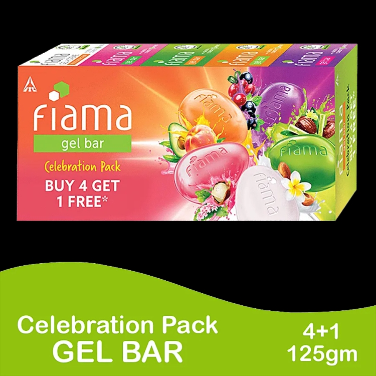 Fiama Di Wills Soap Assorted 125g 4 + 1 Free