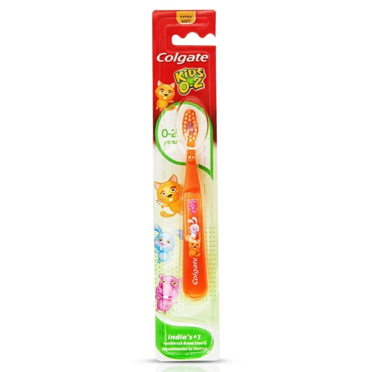 Colgate Toothbrush Kids 0-2 Extra Soft 1s Assorted Colours
