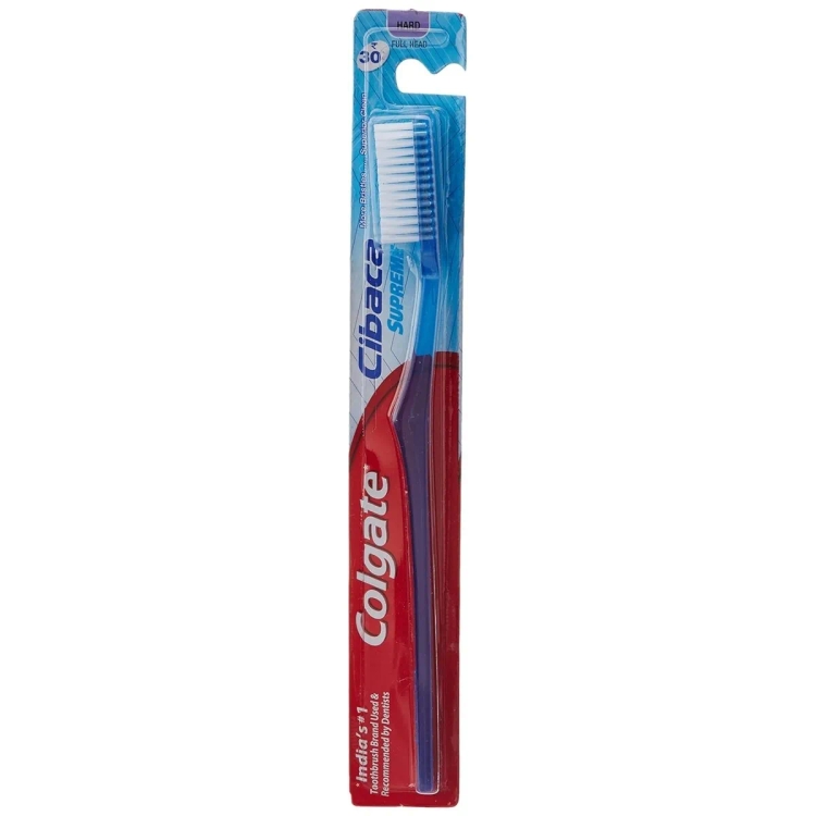 Colgate Toothbrush Cibaca Supreme Full Head 1 Pc Assorted Colours