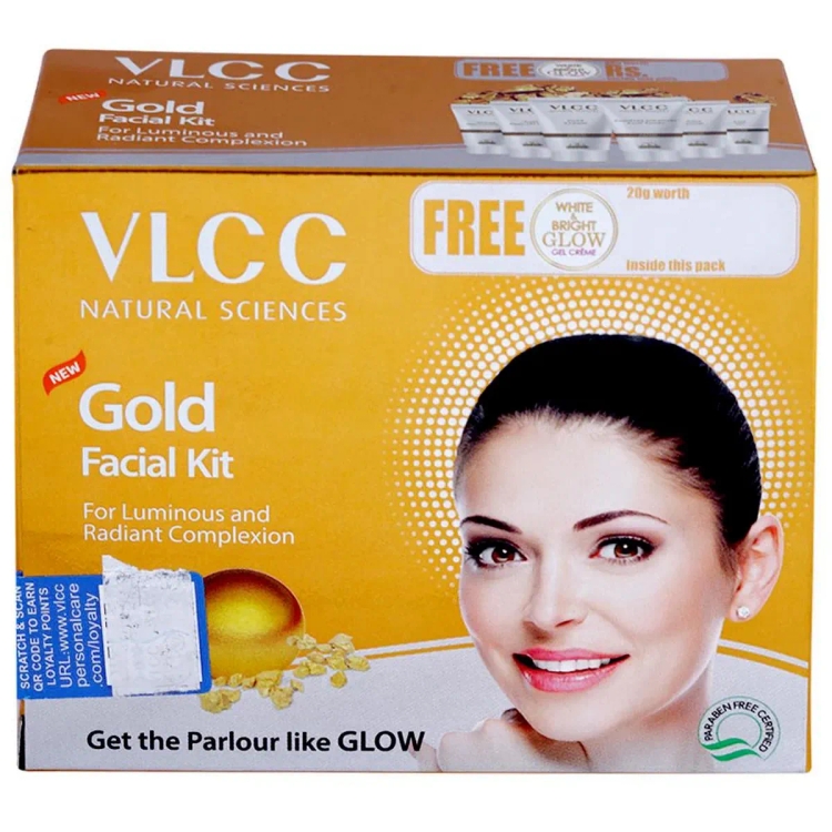 Vlcc Facial Kit Gold Single 60G