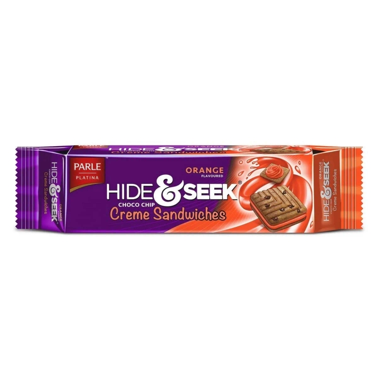 Parle Hide & Seek Fab Orange Biscuit 100G
