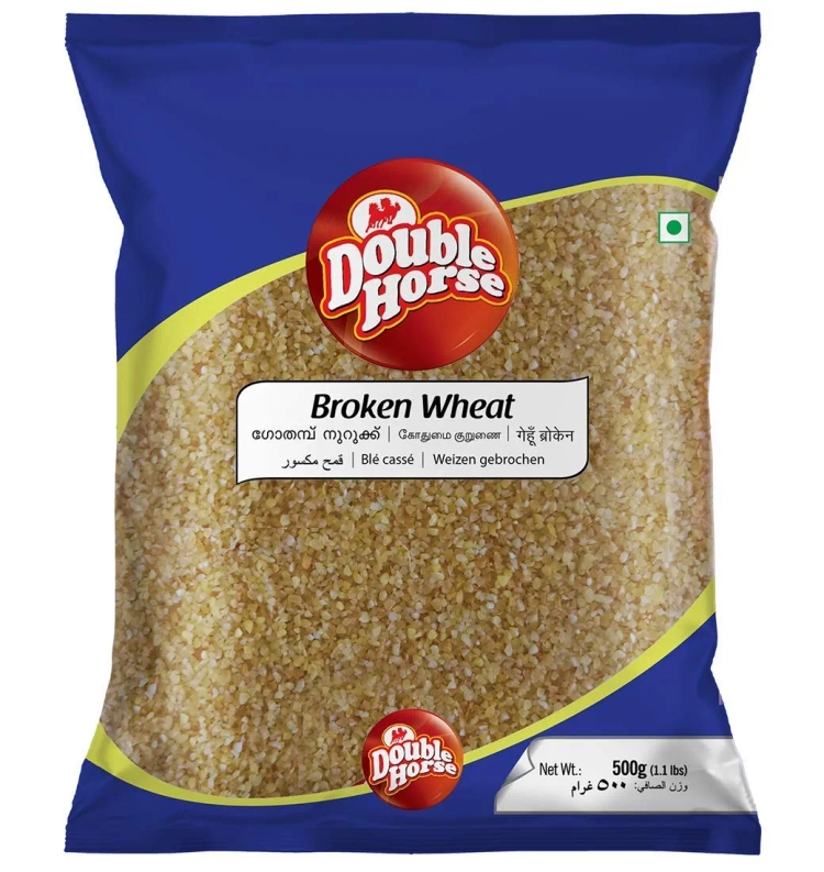 Double Horse Bansi Wheat Broken 500g
