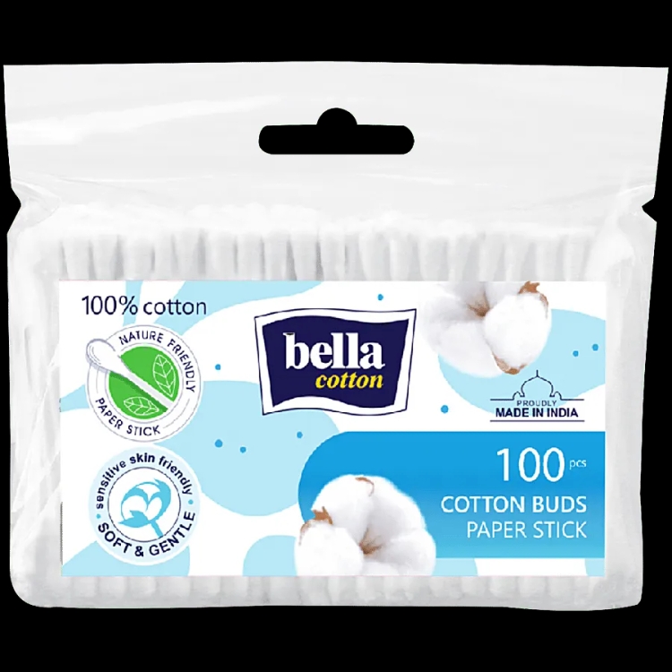 Bella 100% Cotton Buds Pouch 100s