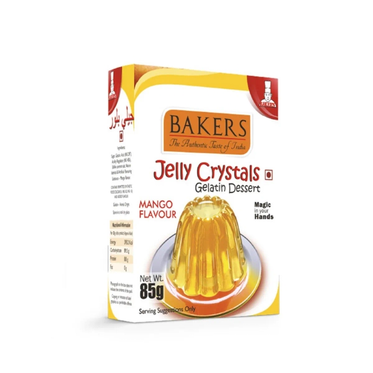 Bakers Jelly Crystals Mango 85G