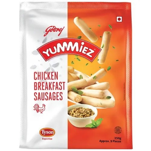 Yummiez Chicken Plain Sausages 250g