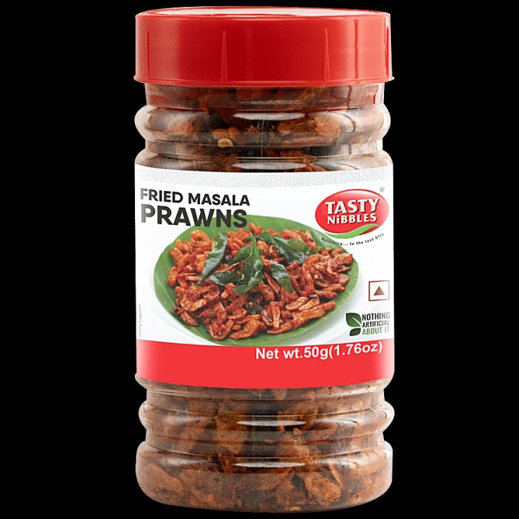 Tasty Nibbles Fried Masala Prawns 50g