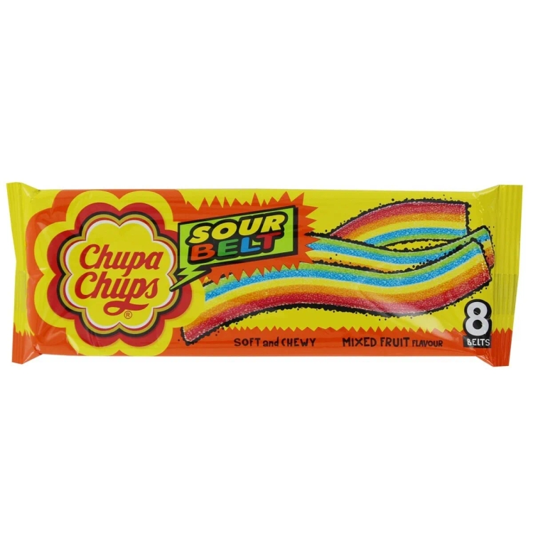 Alpenliebe Chupa Chups Candy Sour Belts 57.6g