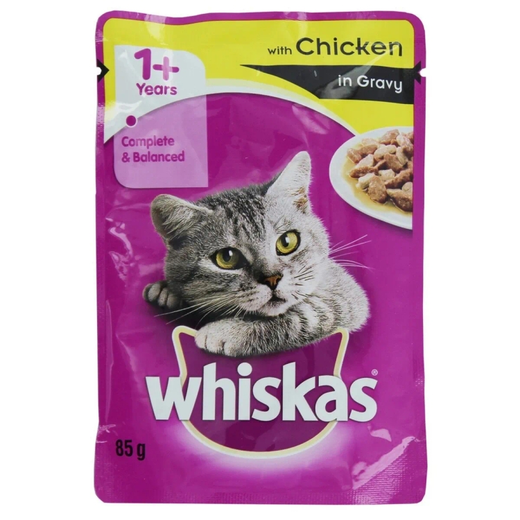 Whiskas Pet Food Chicken Gravy 80g