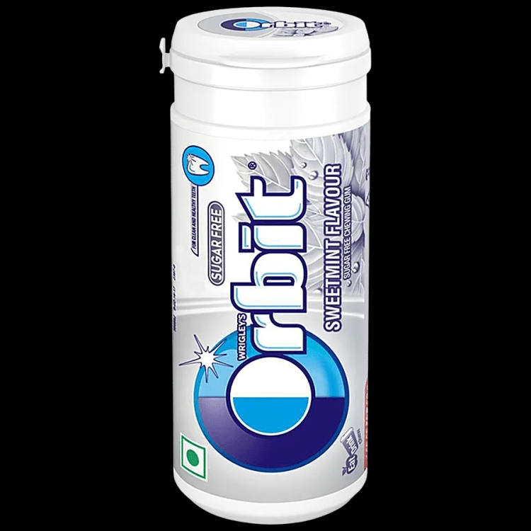 Wrigleys Orbit Sweetmint Sugar Chewing Gum Free 22g