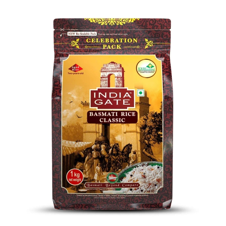 India Gate Basmati Rice Classic 1kg