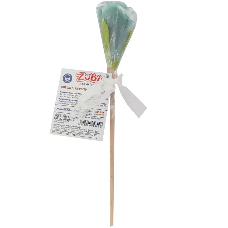 Zubi Rose Lolly Strawberry 30g