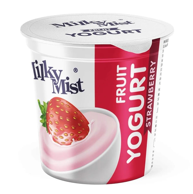 Milky Mist Stirred Fruit Yogurt Strawberry 100g