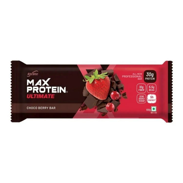 Rite Bite Max Protein Choco Berry 100g