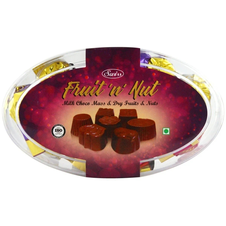 Swiss Chocolate Fruit AND Nut 120g
