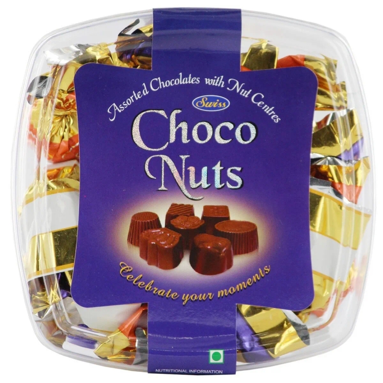 Swiss Chocolate Choco Nuts 180g