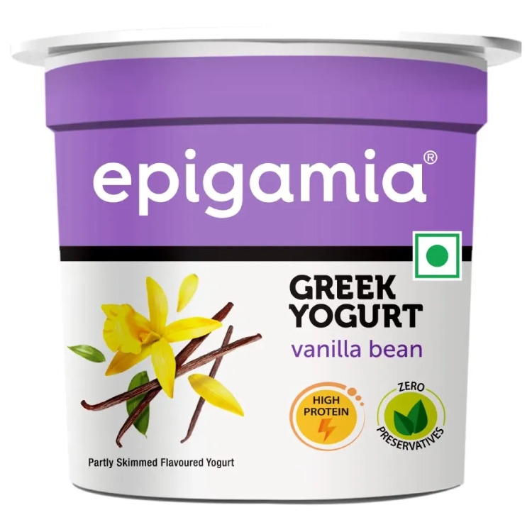 Epigamia Vanilla Bean Greek Yogurt 90g