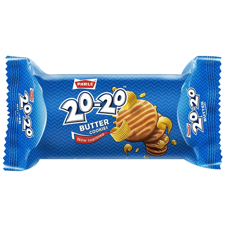 Parle 20-20 Butter Cookies, 52g Pouch