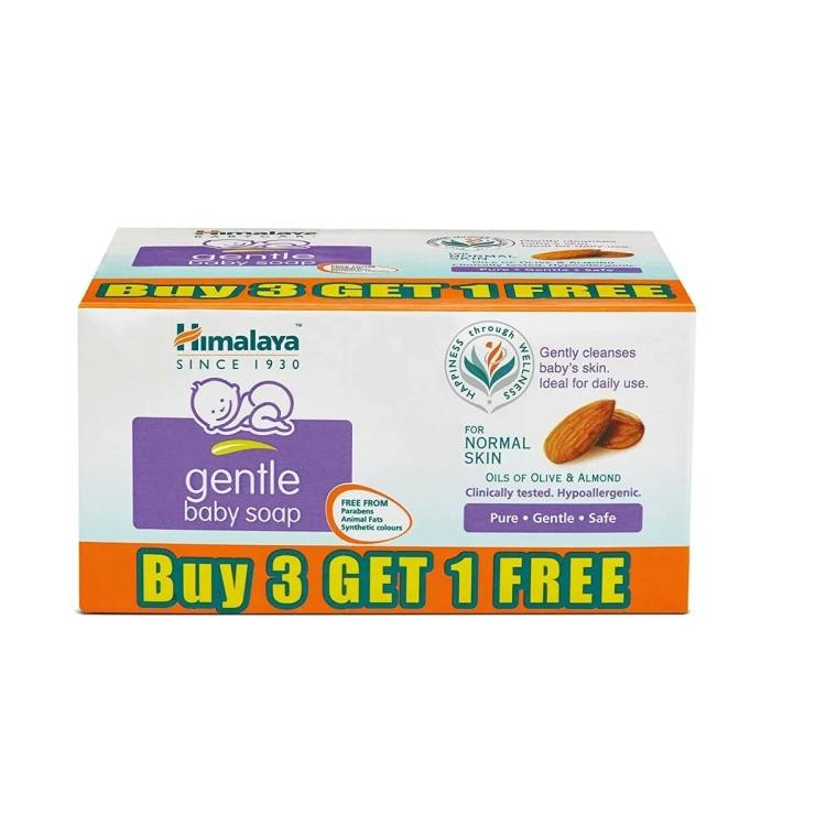 Himalaya Baby Soap 75g 3s+Free
