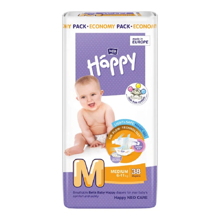 Bella Baby Diaper Medium 38S