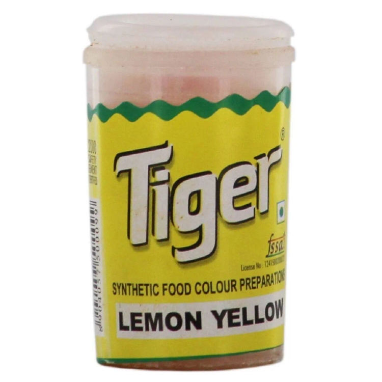 Tiger Food Colour Lemon Yellow 10G