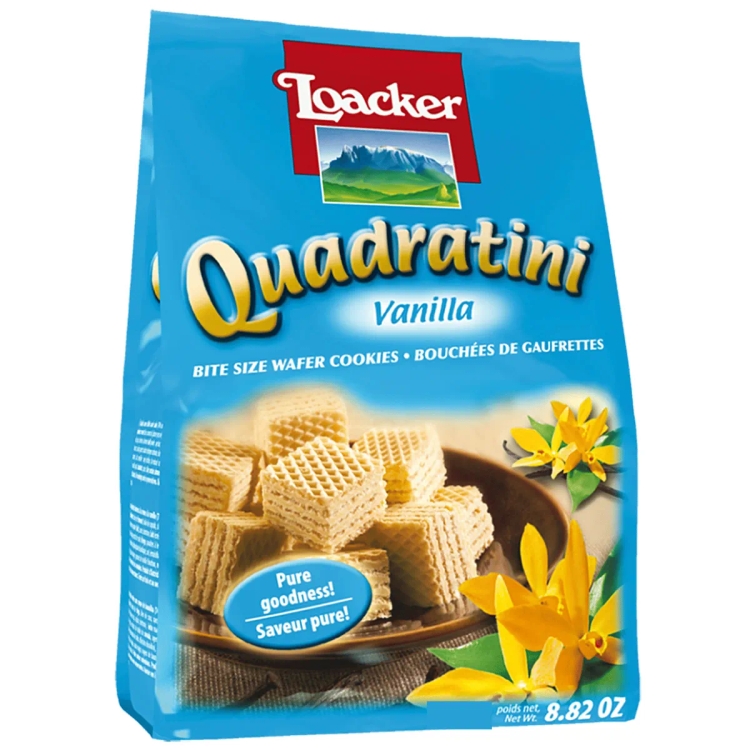 Loacker Quadratini Vanilla 250gm