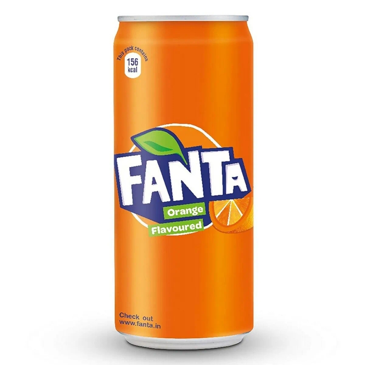 Fanta Soft Drink Orange Can 300ml