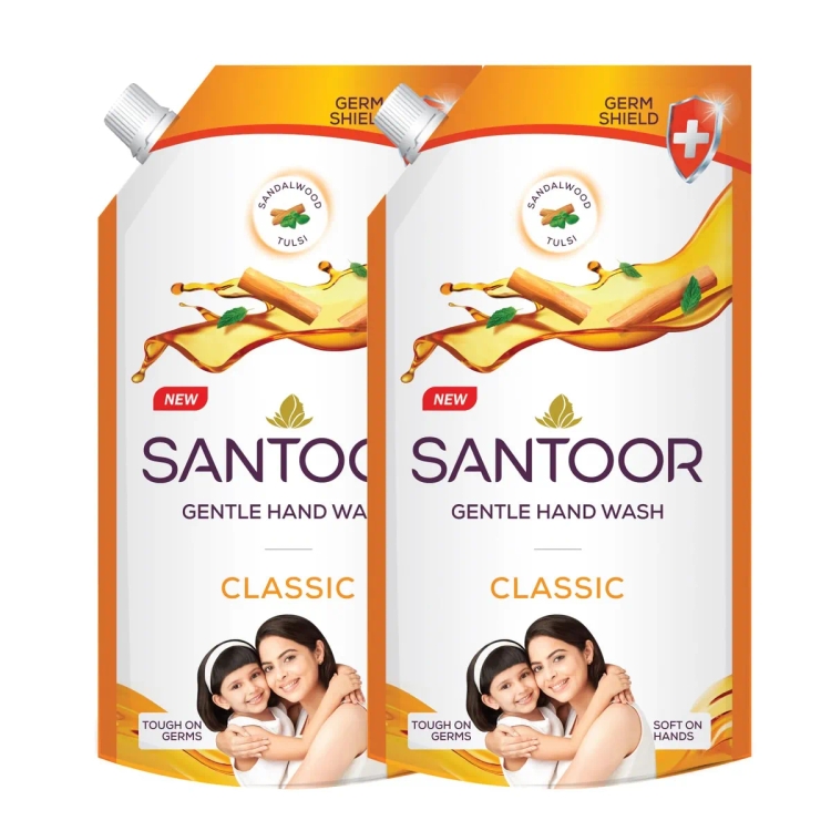 Santoor Hand Wash Classic 675Ml 2S