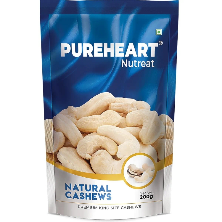 Pure Heart Cashews Natural 200g