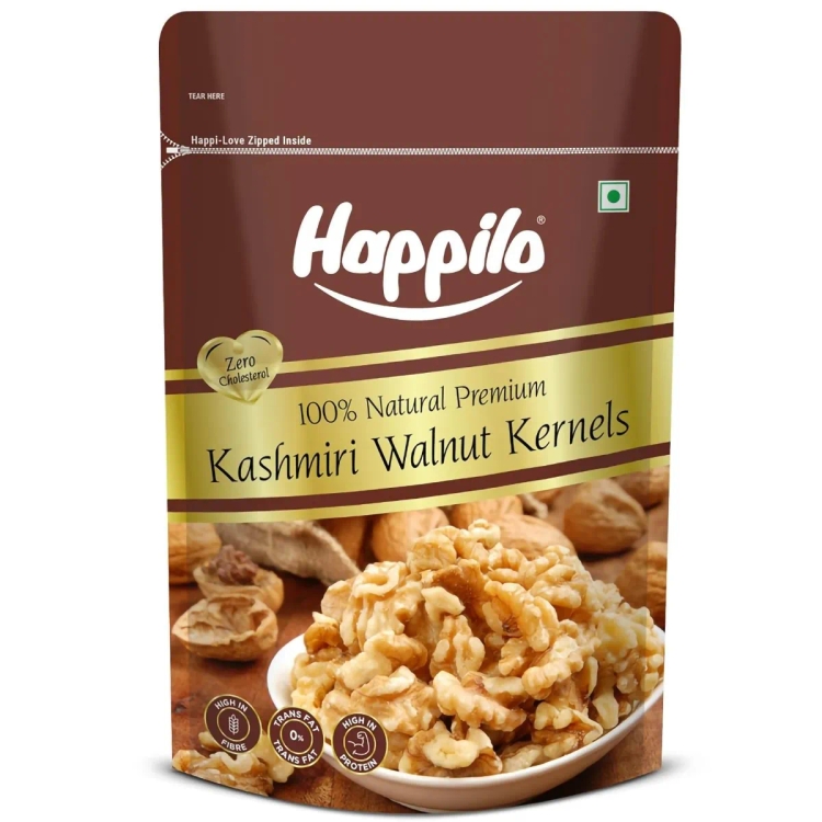 Happilo Premium 100% Natural Kashmiri Walnuts Kernels, 200g