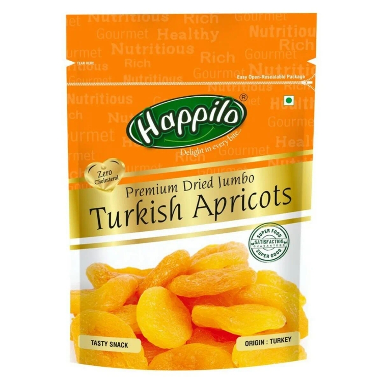 Happilo Premium Dried Turkish Apricots 200g