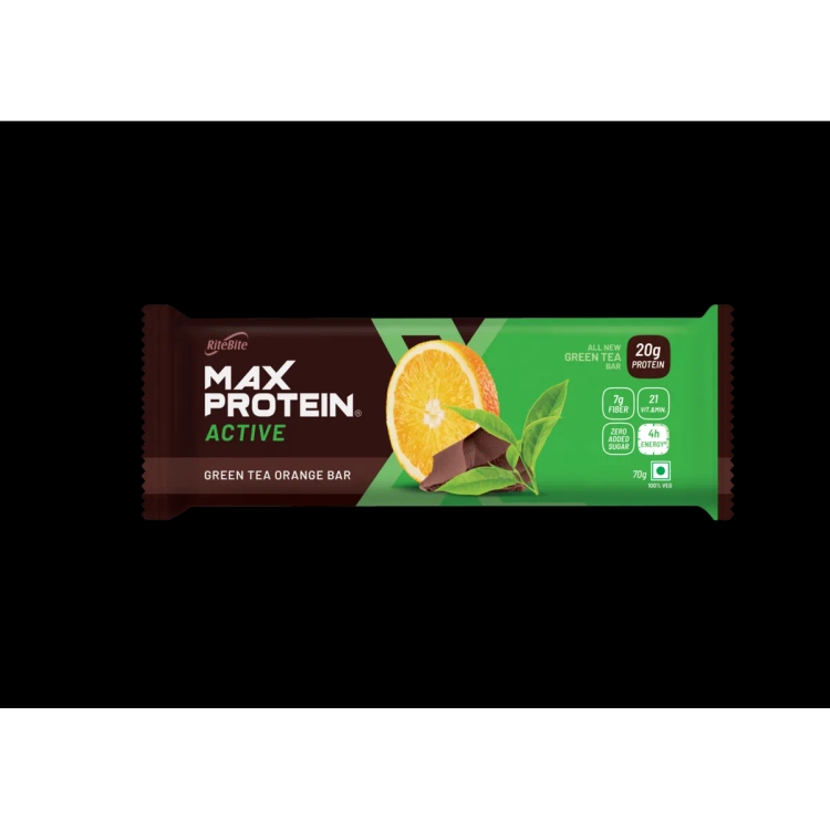 Rite Bite Max Protein Green Tea 70g