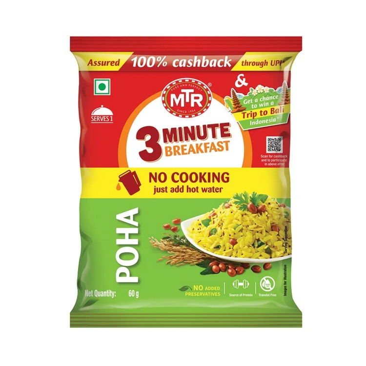 Mtr Instant Regular Poha 60G