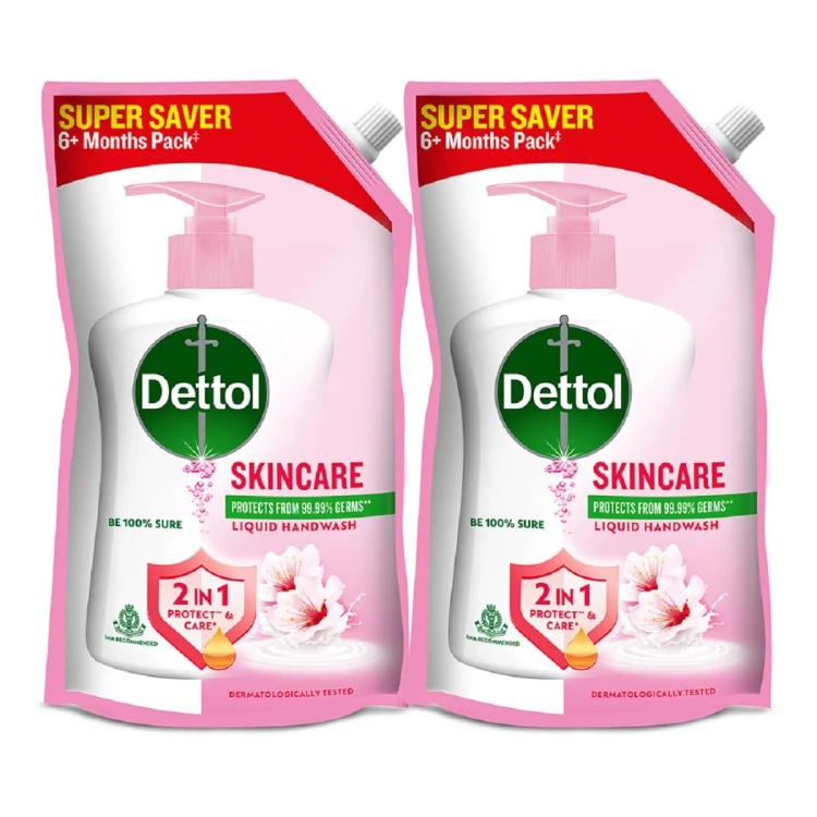 Dettol Skin Care Hand Wash 675Ml 2'S