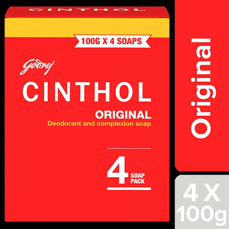 Cinthol Soap Original 100g 4s