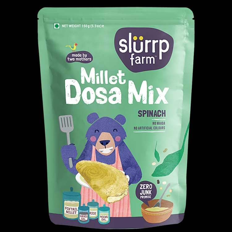 SLURRP FARM Millet Dosa Spinach 150g