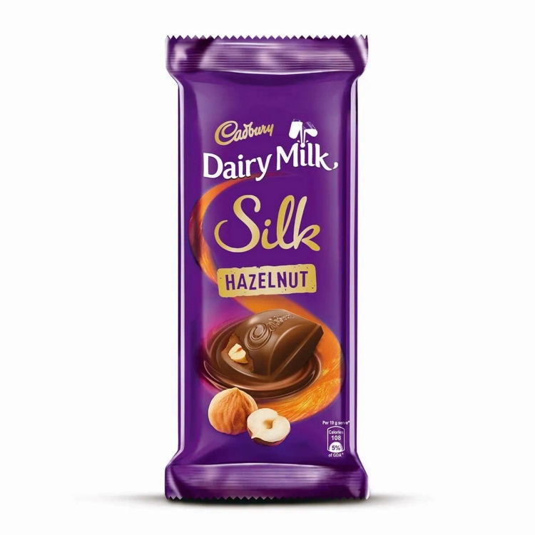 Cadbury Silk Chocolate Whole Hazelnut 143gm